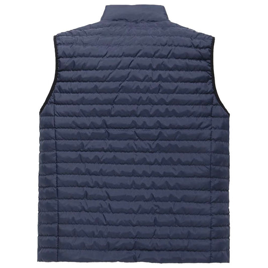 Refrigiwear Elegant Men's Down Vest in Sumptuous Blue