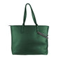 Plein Sport Eco-Chic Dark Green Shoulder Bag with Chain Detail