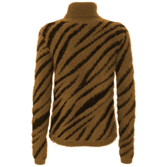 Imperfect Brown Polyamide Women Sweater