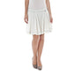 John Galliano White Cotton Skirt