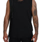 Dsquared² Black Chain Embellished Sleeveless Men Tank T-shirt