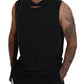 Dsquared² Black Chain Embellished Sleeveless Men Tank T-shirt