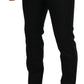 Dsquared² Back Virgin Wool Slim Fit Men Formal Pants