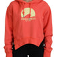 Dsquared² Pink Logo Print Cotton Hoodie Sweatshirt Sweater