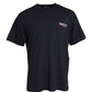 Balenciaga Dark Blue Cotton Logo Crew Neck Short Sleeves T-shirt