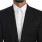 Dolce & Gabbana Black Slim Jacket Coat Blazer MARTINI