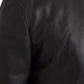 Dolce & Gabbana Black Bomber Leather Full Zip Biker Blouson Jacket