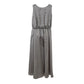 Lardini Elegant Silk Gray Dress - Timeless Elegance