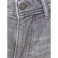 Armani Exchange Sleek Gray Cotton Denim Essentials