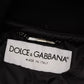 Dolce & Gabbana Black Polyester Hooded Parka Coat Winter Jacket