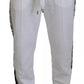 Dolce & Gabbana White Logo Jogger Jogging Cotton Pants