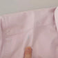 Dolce & Gabbana Light Pink Cotton Dress Formal Men GOLD Shirt