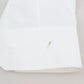 Dolce & Gabbana White Cotton Poplin Dress Formal GOLD Shirt