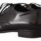 Dolce & Gabbana Black Leather Derby Dress Formal Shoes