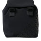 Dolce & Gabbana Black Neoprene Nylon DG Logo School Backpack Bag