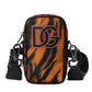 Dolce & Gabbana Multicolor Tiger Print Nylon Logo Cross Body Bag