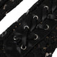 Dolce & Gabbana Black Taormina Lace Elbow Length Gloves