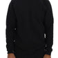 Daniele Alessandrini Chic Dark Blue Crewneck Cotton Sweater