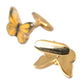 Dolce & Gabbana Gold Tone Brass Butterfly Enamel Men Cufflink