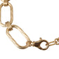 Dolce & Gabbana Gold Tone Brass Large Link Chain Jewelry Necklace