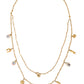 Dolce & Gabbana Gold Tone Chain Brass Charm Statement Sicily Necklace