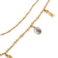 Dolce & Gabbana Gold Tone Chain Brass Charm Statement Sicily Necklace