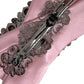 Dolce & Gabbana Pink Satin Crystal Jewelry Brooch Hair Pin