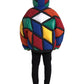 Dolce & Gabbana Multicolor Quilted Hooded Puffer Jacket