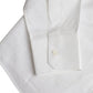 Dolce & Gabbana White Logo Cotton Men Dress GOLD Shirt