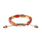 Nialaya CZ Tiger Eye Red Coral 925 Silver Men Bracelet