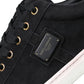 Dolce & Gabbana Black Suede Leather Men Low Top Sneakers Men Shoes