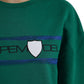 Philippe Model Green Cotton Logo Print Long Sleeves Pullover Sweater