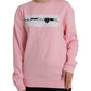 Philippe Model Pink Cotton Logo Long Sleeves Pullover Sweater