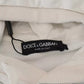 Dolce & Gabbana White Caesar Cotton Hooded Sweatshirt Sweater