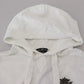 Dolce & Gabbana White Cotton Hooded Sweatshirt Sweater