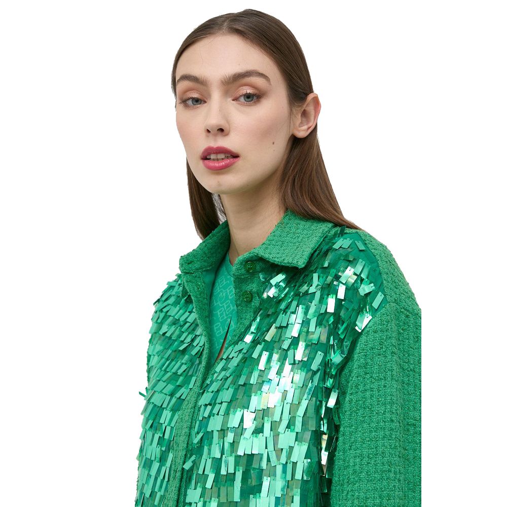 PINKO Green Cotton Shirt