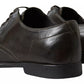 Dolce & Gabbana Green Leather Mens Formal Dress Shoes