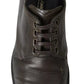 Dolce & Gabbana Green Leather Mens Formal Dress Shoes