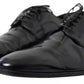 Dolce & Gabbana Black Polished Leather Formal Dress Shoes