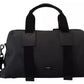 Dolce & Gabbana Black Gray Holdall Tote Men Hand Shoulder Bag