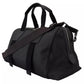 Dolce & Gabbana Black Gray Holdall Tote Men Hand Shoulder Bag