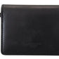 Dolce & Gabbana Black Leather Bifold Shoulder Sling Women Wallet