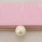 Dolce & Gabbana Pink Silk Gold Frame Clutch Evening Party Purse Bag