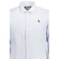 U.S. POLO ASSN. Slim Fit French Collar Embroidered Shirt