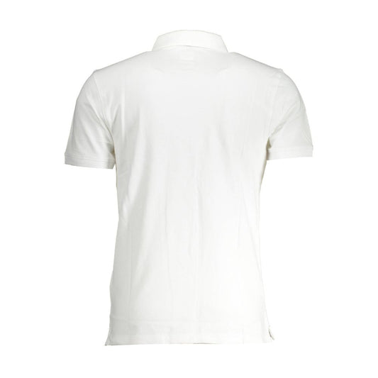 Levi's White Cotton Men Polo