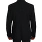 Dolce & Gabbana Black Single Breasted Formal Coat Blazer