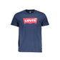 Levi's Classic Crew Neck Blue Tee with Logo