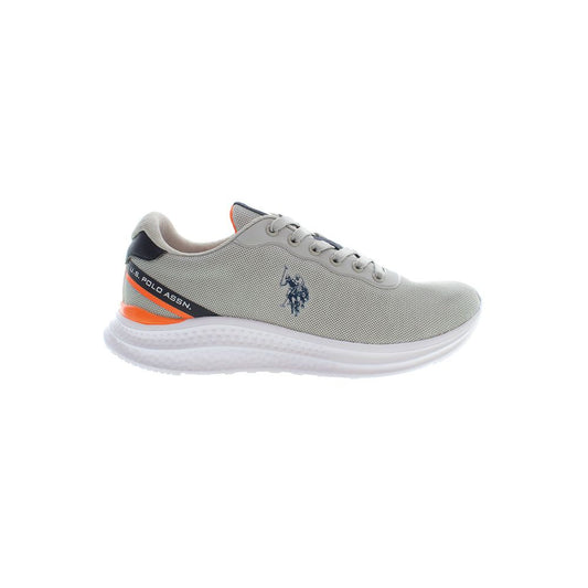 U.S. POLO ASSN. Sleek Gray Sneakers with Iconic Logo