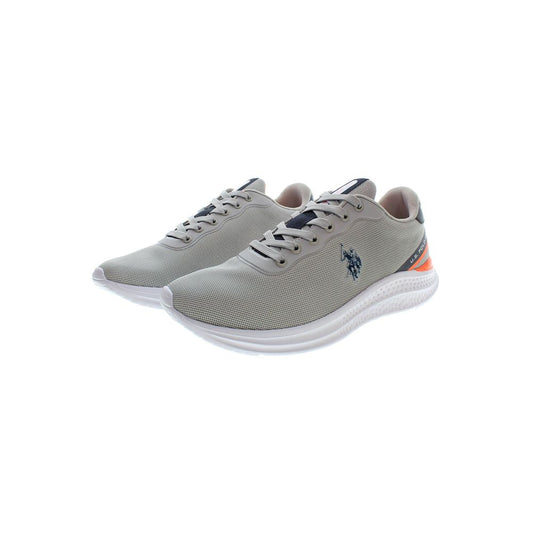 U.S. POLO ASSN. Sleek Gray Sneakers with Iconic Logo