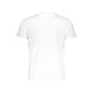 La Martina Elegant White Cotton Tee with Iconic Print